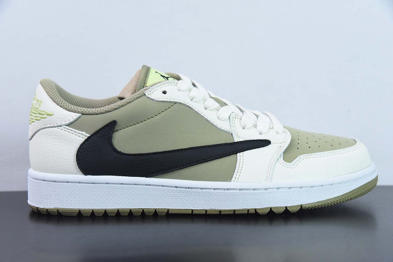 Travis Scott x Air Jordan 1 Low Golf "Olive"